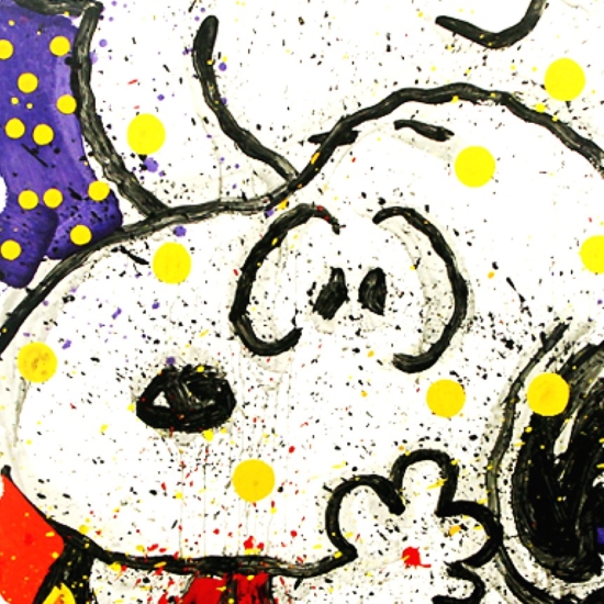 トム・エバハートの絵画作品　タイトルは、MY MAIN SQUEEZE